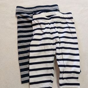 Gap baby leggings striped 12-18m